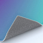 Violet Purple and Turquoise Ombre Rug Gallery Image 4