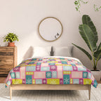 Colorful Geometric Snowflake Tiles Comforter Gallery Image 3