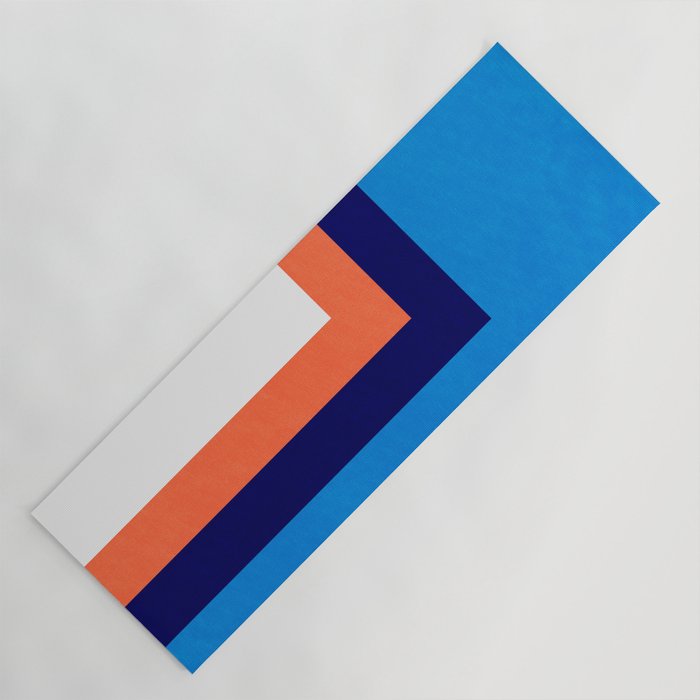 French Riviera: Bauhaus Abstraction 01 Yoga Mat Gallery Image 1