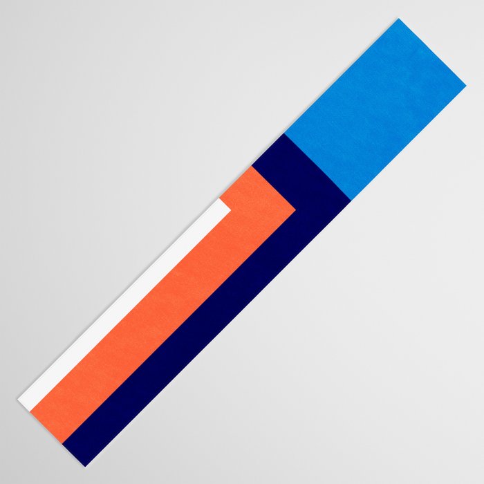 French Riviera: Bauhaus Abstraction 01 Table Runner Gallery Image 3