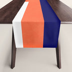 French Riviera: Bauhaus Abstraction 01 Table Runner Gallery Image 1
