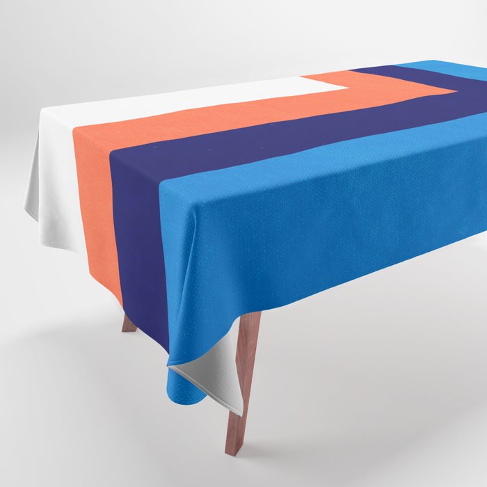 French Riviera: Bauhaus Abstraction 01 Tablecloth Gallery Image 1