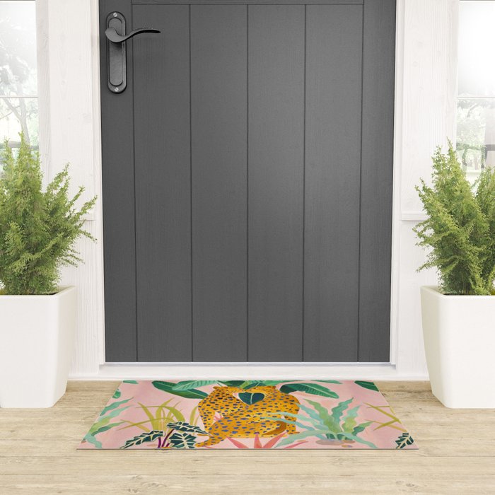Cheetah Crush Welcome Mat Gallery Image 3