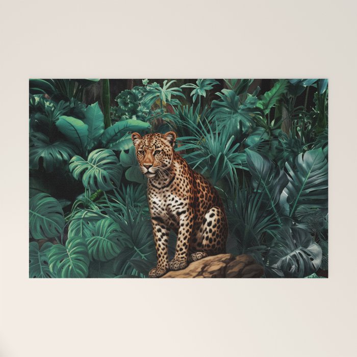 Shadow of the Leopard Welcome Mat Gallery Image 1