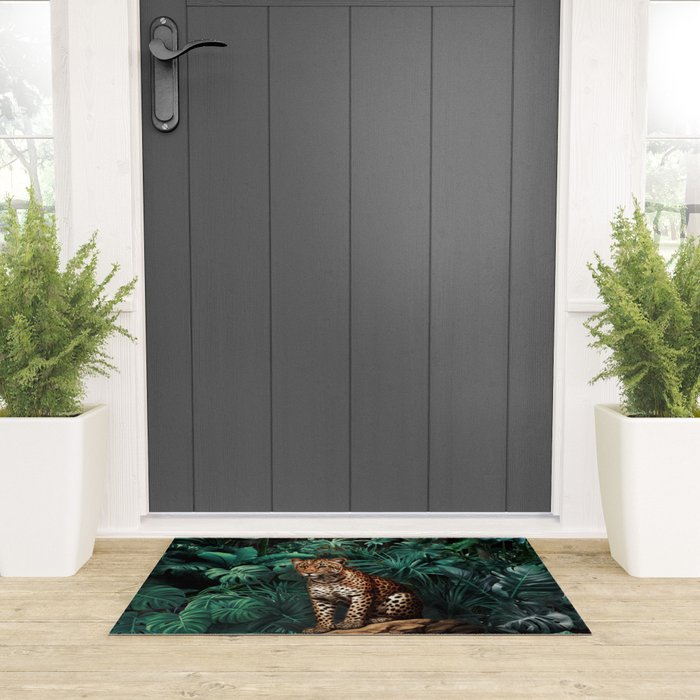 Shadow of the Leopard Welcome Mat Gallery Image 3