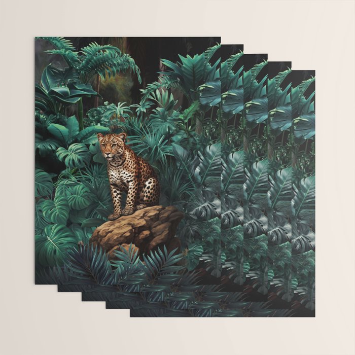 Shadow of the Leopard Wrapping Paper Gallery Image 3