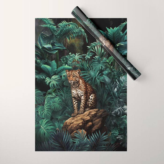 Shadow of the Leopard Wrapping Paper Gallery Image 1
