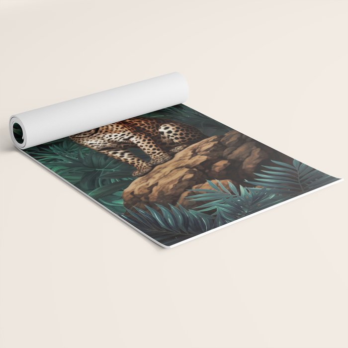 Shadow of the Leopard Yoga Mat Gallery Image 2