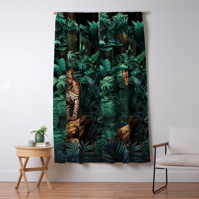 Shadow of the Leopard Window Curtain Gallery Image 1
