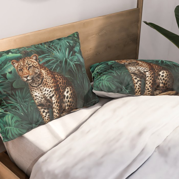 Shadow of the Leopard Pillow Sham Gallery Image 2