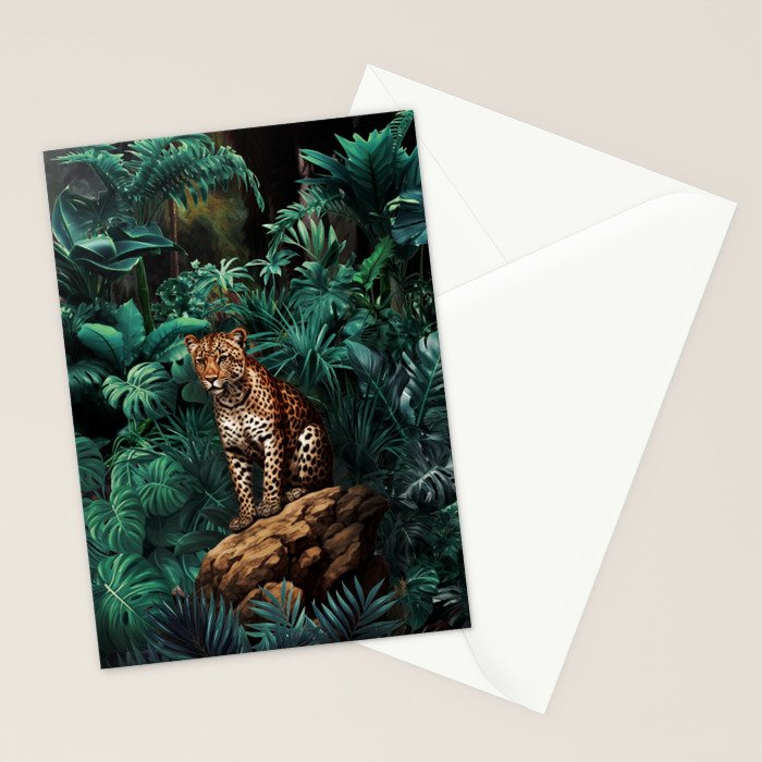 Shadow of the Leopard Stationery Card Gallery Image 2
