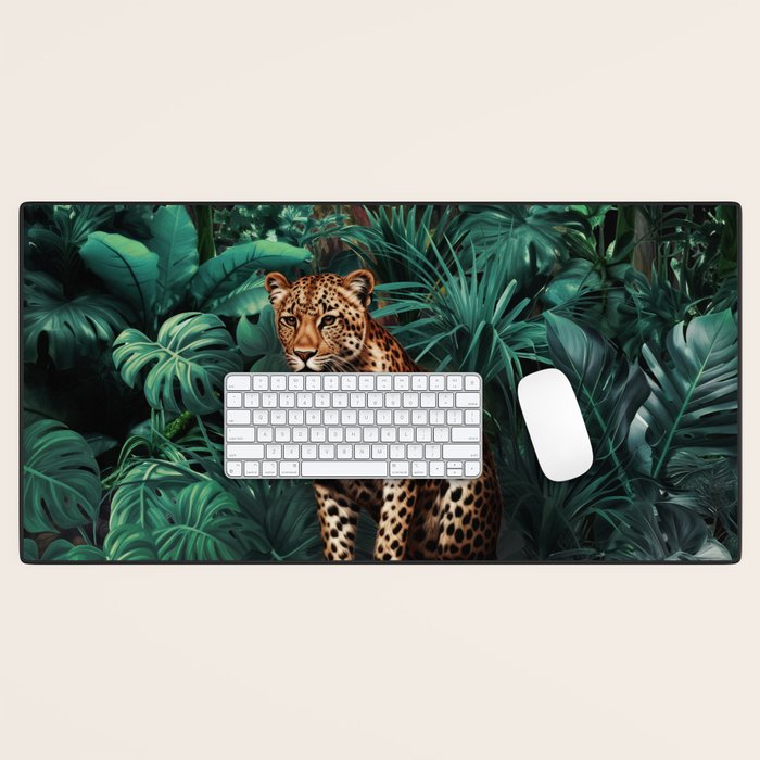 Shadow of the Leopard Desk Mat Gallery Image 1