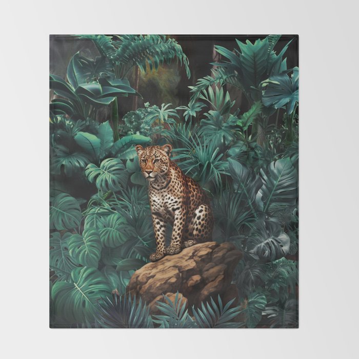 Shadow of the Leopard Throw Blanket Gallery Image 2