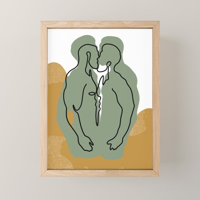 NOODDOOD Lines 10 Mini Art Print Gallery Image 1