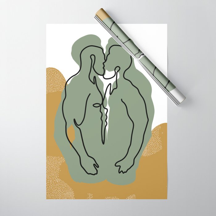 NOODDOOD Lines 10 Wrapping Paper Gallery Image 1