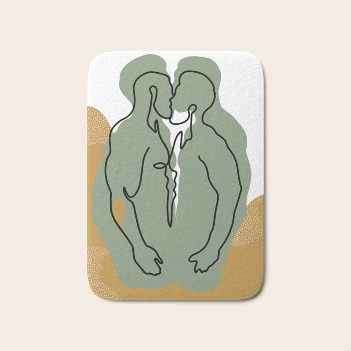 NOODDOOD Lines 10 Bath Mat Gallery Image 1