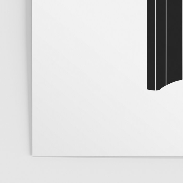 Vintage black and white greek column cartoon  Poster Gallery Image 3