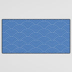 Waves (Sky Blue) Desk Mat Gallery Image 3