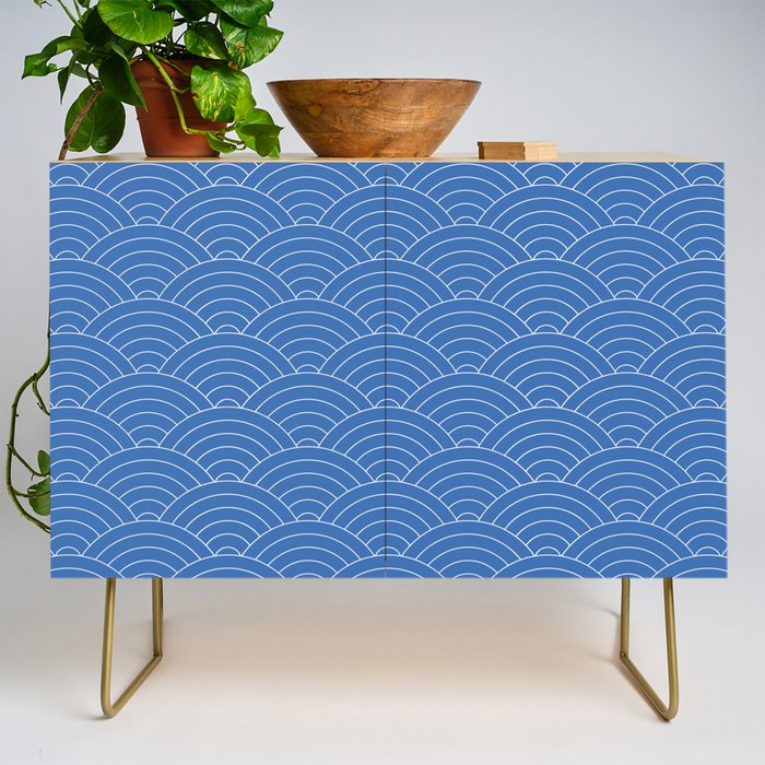 Waves (Sky Blue) Credenza Gallery Image 1