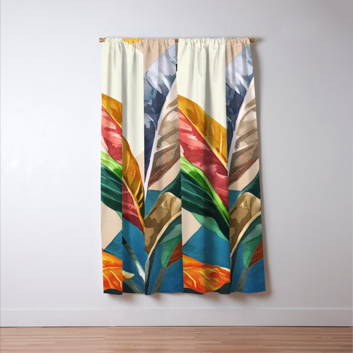 Colorful Branching Out 27 Window Curtain Gallery Image 3