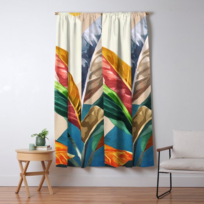 Colorful Branching Out 27 Window Curtain Gallery Image 1
