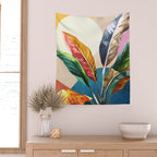 Colorful Branching Out 27 Wall Tapestry Gallery Image 2