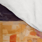 Gustav Klimt Style Tabby Cat Kitten with Green Eyes in a Starry Night Comforter Gallery Image 4