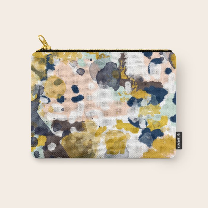 Sloane - abstract painting gender neutral baby nursery dorm college decor Carry All Pouch Gallery Image 1