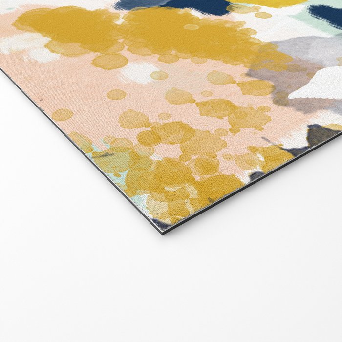 Sloane - abstract painting gender neutral baby nursery dorm college decor Welcome Mat Gallery Image 2