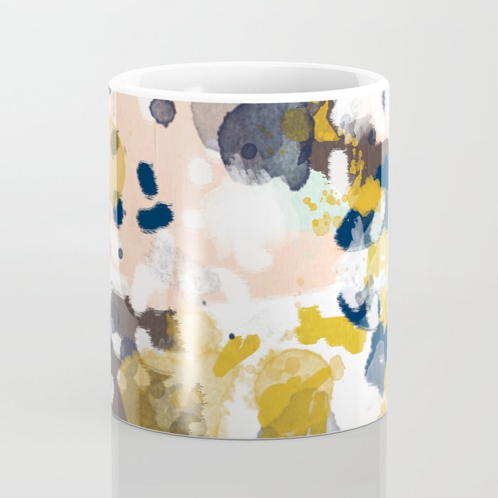 Sloane - abstract painting gender neutral baby nursery dorm college decor Coffee Mug Gallery Image 4