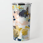 Sloane - abstract painting gender neutral baby nursery dorm college decor Travel Mug Gallery Image 1