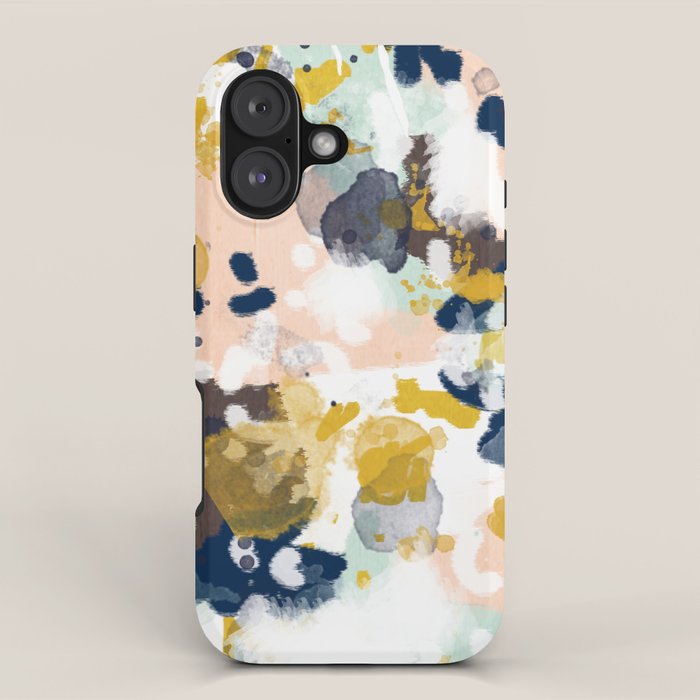 Sloane - abstract painting gender neutral baby nursery dorm college decor iPhone Case Gallery Image 1