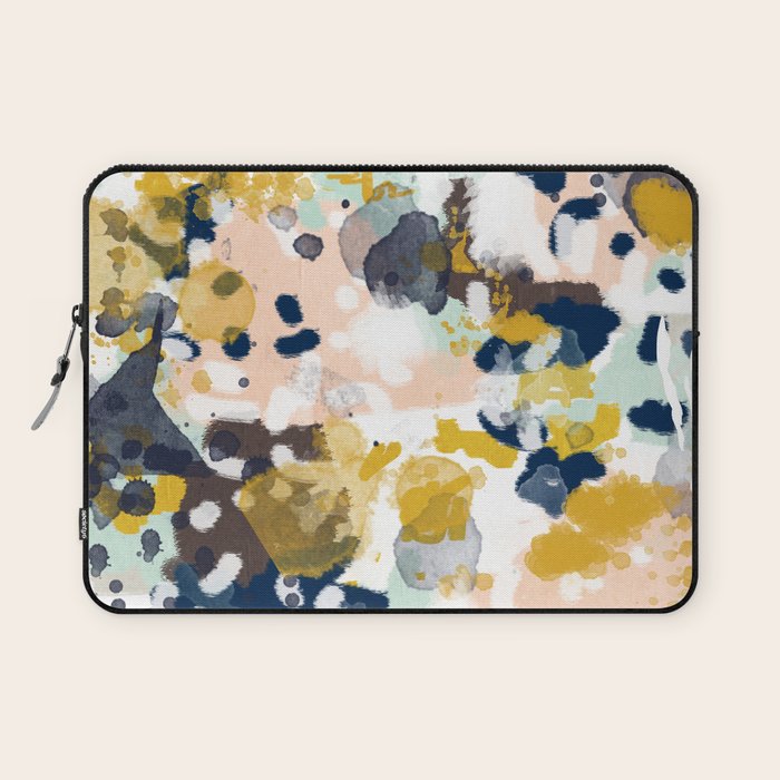Sloane - abstract painting gender neutral baby nursery dorm college decor Laptop Sleeve Gallery Image 1