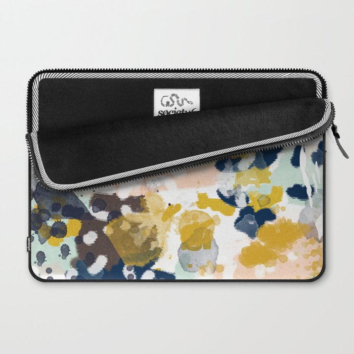 Sloane - abstract painting gender neutral baby nursery dorm college decor Laptop Sleeve Gallery Image 2