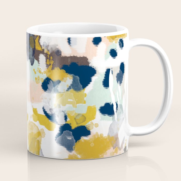 Sloane - abstract painting gender neutral baby nursery dorm college decor Coffee Mug Gallery Image 1