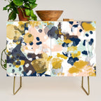 Sloane - abstract painting gender neutral baby nursery dorm college decor Credenza Gallery Image 1