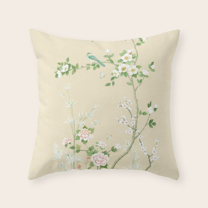 Secreat garden Throw Pillow Gallery Image 1