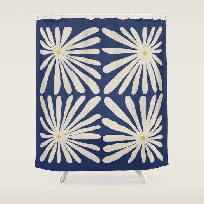 Lazy Daisies #1 Shower Curtain Gallery Image 1