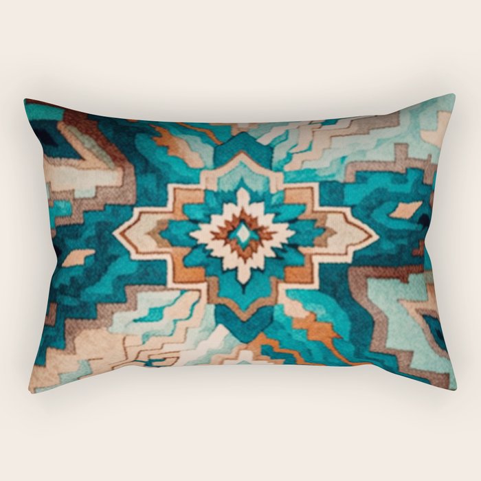 Abstract Geometric Southwest Rectangular Pillow Gallery Image 2