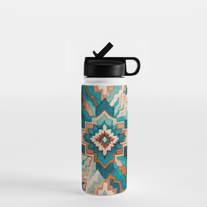 Abstract Geometric Southwest Water Bottle Gallery Image 1
