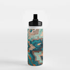 Abstract Geometric Southwest Water Bottle Gallery Image 2
