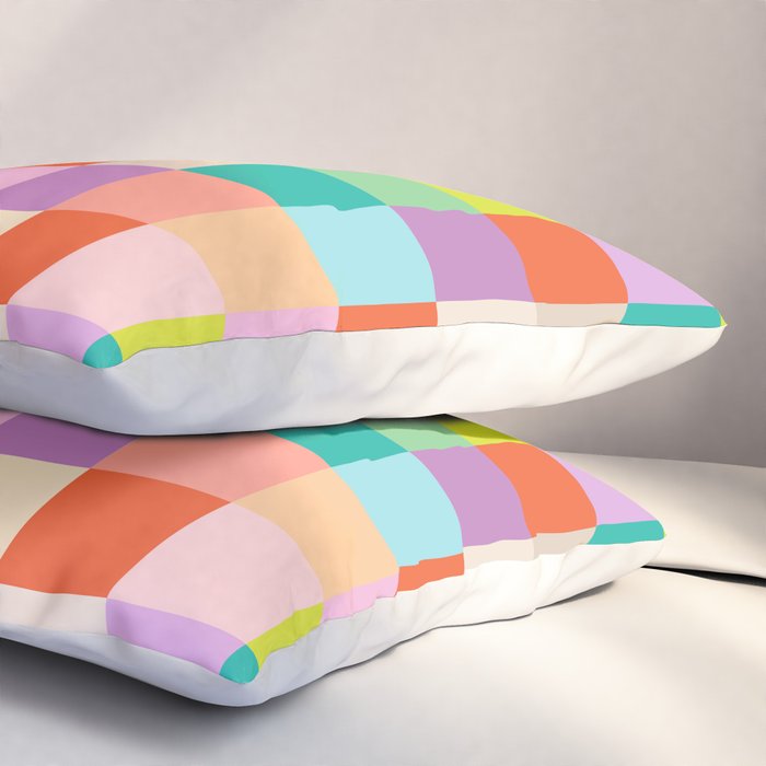 Bright Checks Pillow Sham Gallery Image 3