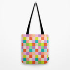 Bright Checks Tote Bag Gallery Image 2