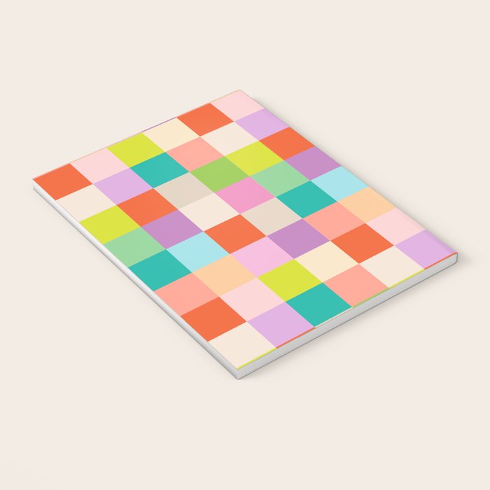 Bright Checks Notebook Gallery Image 3