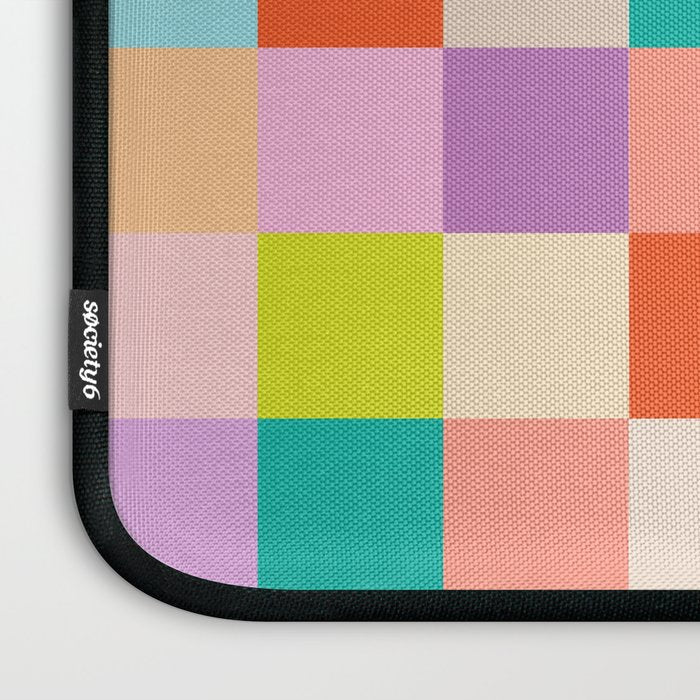 Bright Checks Laptop Sleeve Gallery Image 3