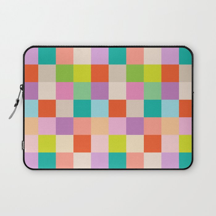 Bright Checks Laptop Sleeve Gallery Image 1