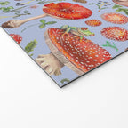 Lovely Red Mushrooms - Bluebg Welcome Mat Gallery Image 2