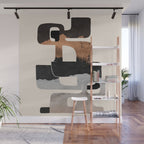 Modern Abstract Shapes 105 Wall Mural Gallery Image 1
