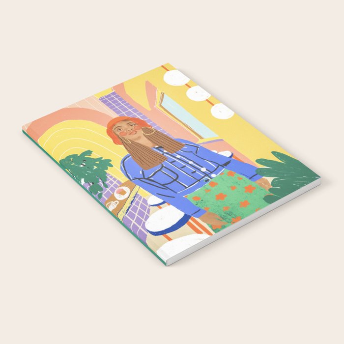 Cafe girl Notebook Gallery Image 1