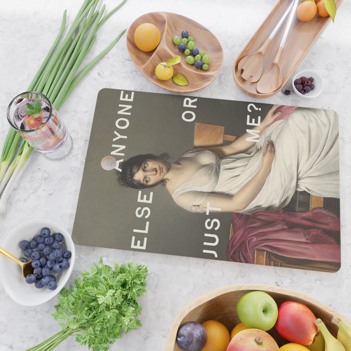 Anyone Else Or Just Me? Funny Quote Cutting Board Gallery Image 2